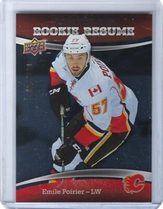 2015-16 Upper Deck Contours Rookie Resume #RR-4 Emile Poirier 096/399 - Picture 1 of 2