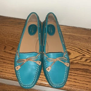 Mocasines Clark's Artisan Mules Deslizantes Aqua Turquesa Zapatos para Mujer Talla 9 🙂199 - Imagen 1 de 7