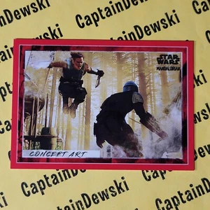 Topps Star Wars: The Mandalorian 2020 temporada 1 #27/99 arte conceptual rojo SP #CA-10 - Imagen 1 de 3