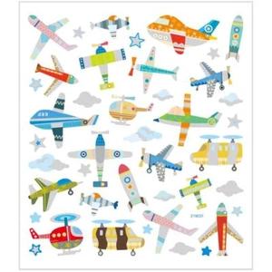 Pegatinas Aviones Helicópteros Autoadhesivo Hoja Elegante Tarjeta Adornos Artesanías - Imagen 1 de 1