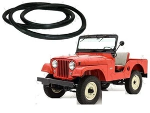 New Front Rubber Windshield Frame Glass Seal For Jeep CJ5 CJ7 1976-1986 - Bild 1 von 2
