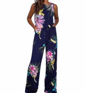 TUTA ESTIVA INTERA DONNA PANTALONI LUNGHI - Picture 1 of 7