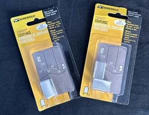 2-2 Packs Of Wiremold Cordmate C19 White Connection Fitting Couplings Cord Cover - Picture 1 of 3