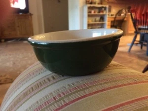 USA Diamond Pottery Green Condiment Bowl - Picture 1 of 4