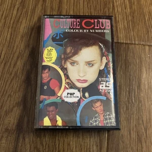 Culture Club colour by numbers 1983 chrome cassette tape album Virgin tested VGC - Picture 1 of 7