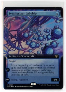 MtG EoE Synthesizer Labship #329 Extended Art FOIL - Picture 1 of 2