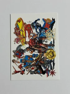 1993 Upper Deck Valiant Era Foil Art #U5 Magnus Robot Fighter and Leeja - Picture 1 of 2