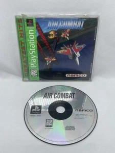 Air Combat GREATEST HITS COMPLETE (Sony PlayStation 1, PS1, 1995) - CIB - Picture 1 of 7