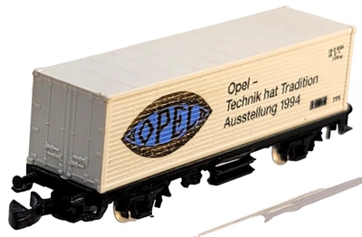 Z Scale Marklin Mini-Club 8615 (0795) DB Opel Container Car - Image 1 of 4