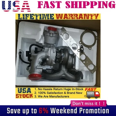 Cargador turbo compatible con AUDI A4 A5 VW 2.0 TFSI 2009-12 Quattro 06H145702G 06H145702L Foto 1 de 4