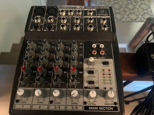 Behringer Xenyx 802 Mixing Console, 8 Channel - LIGHTLY used, new power source! - Picture 1 of 2