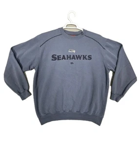 Sudadera Seattle Seahawks Adulto Extra Grande Azul Gris Manga Larga Polar NFL  - Imagen 1 de 14