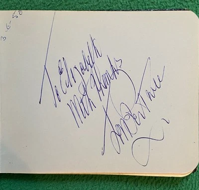 Jon Pertwee Signed  3-6-1950 -Dr Who - Noel Coward's Theatre Carnival - Image 1 of 3