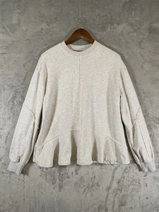 Felpa Betty maglione donna media spalla goccia girocollo pullover vestibilità rilassata - Foto 1 di 9