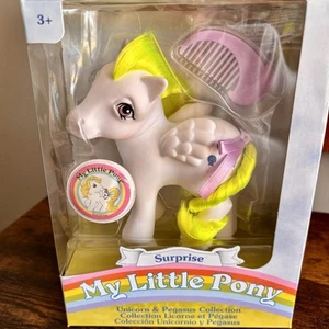 MLP| NEW My Little Pony *Surprise* Pegasus 35th Anniversary Retro 80s Retro MIB - Picture 1 of 4