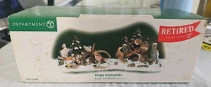 Dept 56 Village Accessories #52866 Birds Out Back Set of 2 Retired 2000 Read AU - Picture 1 of 8