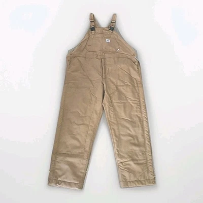 NWT Carhartt FR Duck Bib Overall Quult Lined Men's 46x 34 - Brown 101626-211 - Image 1 of 4