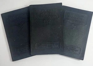 3 1930s Textbooks Electric Railway, DC Motors, Electric Measure Mach VTG - Foto 1 di 23