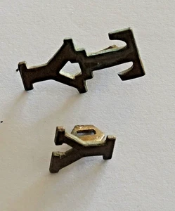 WW2 ORIGINAL TY TERRITORIAL YEOMANRY & Y BRASS SHOULDER TITLES #4 - Picture 1 of 3