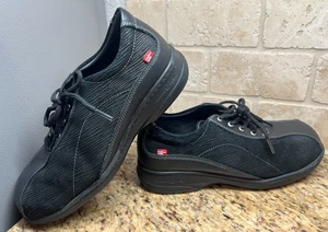 Mellow Walk Daisy 420092 Damen-Schnürschuhe schwarz Stahlkappe Arbeitsschuhe Größe 8,5 E - Bild 1 von 11