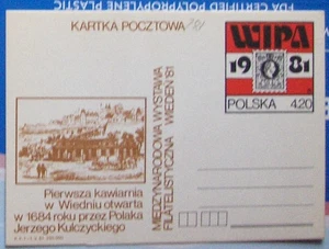 Postal de Polonia #781 EXPOSICIÓN FILATÉLICA INTERNACIONAL, BODA 1981. - Imagen 1 de 1