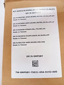 DELL READY RAILS 0MP58Y  II 3U C3 SLIDING RAILS KIT COMPLETE NEW IN OPEN BOX - Picture 1 of 8