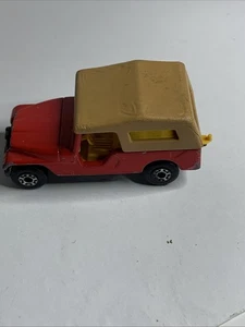 Vintage 1977 Lesney Matchbox Superfast No 53 Red Jeep CJ6 Made In England - Picture 1 of 9