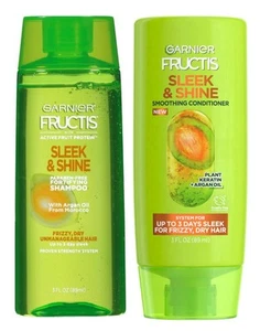 Garnier Fructis SLEEK & SHINE Shampoo + Conditioner 3 oz/88 ml 2-teiliges Reiseset - Bild 1 von 4