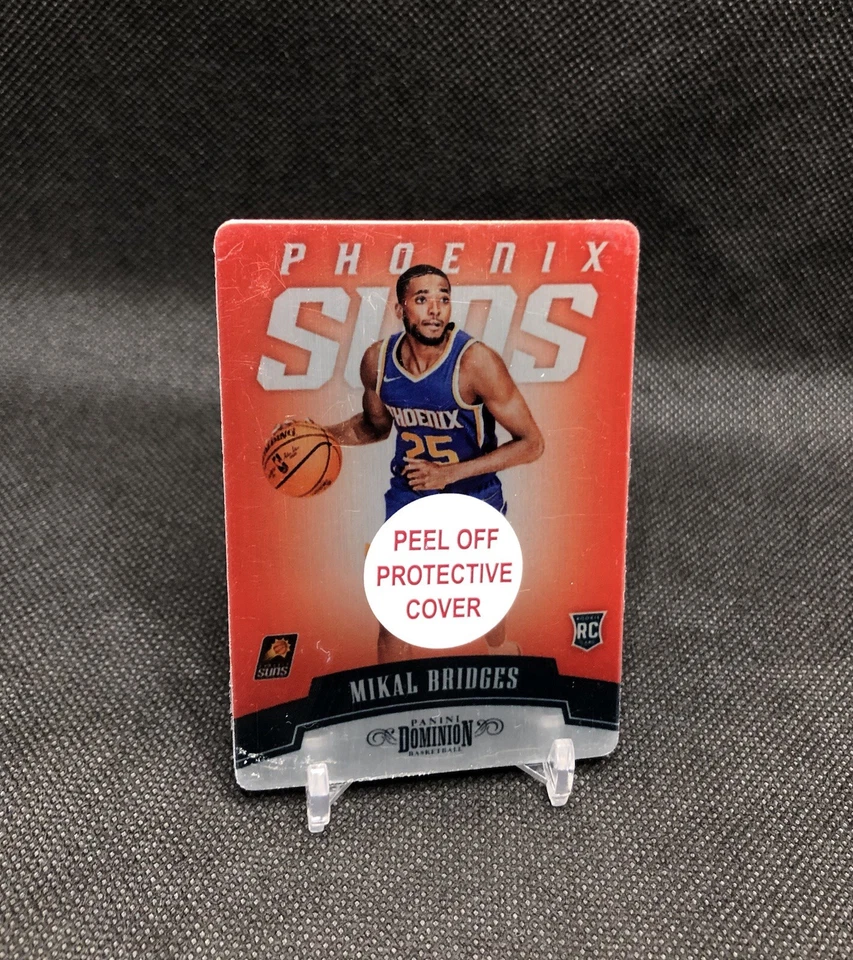 2018-19 Panini Dominion Mikal Bridges METAL ROOKIE /49 RED SP Rookie Care #120 - Image 1 of 4