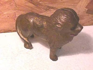 Antike Löwenbank aus Gusseisen - Bild 1 von 2