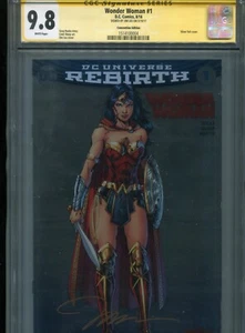 Wonder Woman #1 Rebirth (SDCC Foil) SS CGC 9.8 WP - Picture 1 of 4