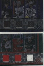 2010-11 Zenith Mozaics Triple Jersey Lot (2)     *J209
