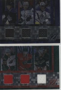 2010-11 Zenith Mozaics Triple Jersey Lot (2)     *J209