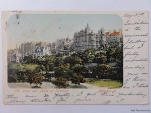 c1902 - Old Town & Bank of Scotland - Edinburgh - Undivided Back - Picture 1 of 1