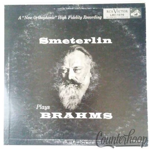 Jan Smeterlin Plays Brahms VG RCA Victor – LBC-1076 Bluebird Classics Mono1953 - Imagen 1 de 2