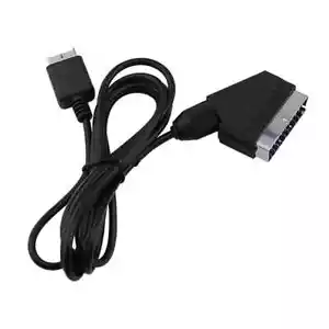 Playstation Console SCART Cable Cord PS1 PS2 PS3 Aftermarket Leads - Picture 1 of 3