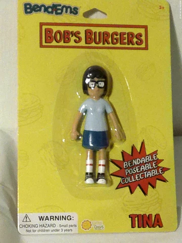 BOB BURGERS  TINA  SUNNY DAYS BEND-EMS BENDABLE POSEABLE ACTION FIGURE  NEW ! Cover