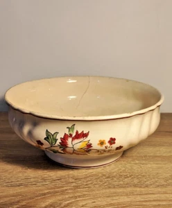 Alte Salatschüssel aus Steingut von Longwy Modell Zypern - Bild 1 von 10