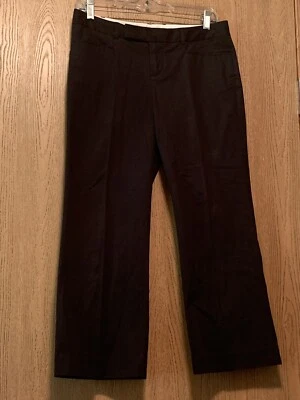 Juniors Size 4 Cropped Pants Gap Original Black E250 - Image 1 of 4