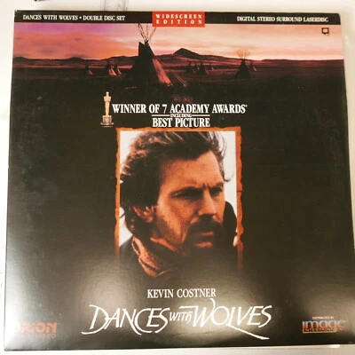 Laserdisc Dances With Wolves * Widescreen Kevin Costner Mary McDonnell - Image 1 of 3