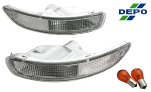 Par de luces de giro transparentes para parachoques Toyota Corolla 93-97 nuevas - Imagen 1 de 1