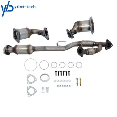 For 2013-2019 Nissan Pathfinder 3.5L All 3 Catalytic Converter with Flex Y-pipe - Image 1 of 4