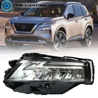 Chrome LED For Nissan Rogue SL|SV 2021-2023 Headlight Headlamp Left Driver Side - Image 1 of 4