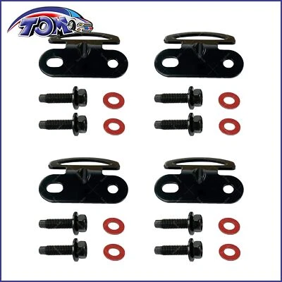 Pestillo de gancho de cuerda de amarre de metal para cama trasera 4 piezas para Nissan Frontier Titan 2004-2020 Foto 1 de 3