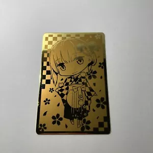 Tarjeta dorada Tsukumotan 2020 edición Akihabara leyenda usada - Imagen 1 de 2