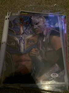 Rey Mysterio signed 8x10 photo PSA/DNA COA WWE Autographed Wrestling Rare - Picture 1 of 2