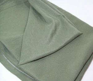 Tagless Gross Lines Sage Green Oval Dinner Table Cloth 60" X 80" USED - Picture 1 of 2
