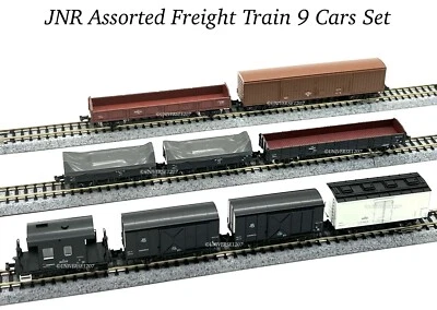 N Scale Kato JNR 60s/70s Freight Train 9 Cars Set Boxcar Caboose Gondola Wagon - Image 1 of 4