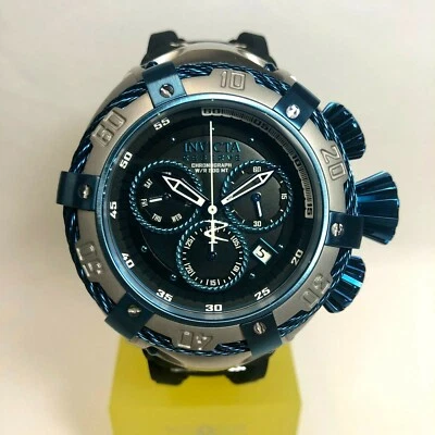 Reloj con correa Invicta 21350 Reserve para hombre 56 mm tono plateado/azul Thunderbolt Foto 1 de 4