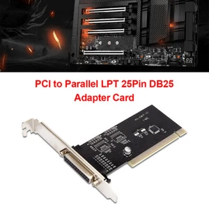 Adaptateur PCI vers parallèle LPT 25 broches DB25, carte contrôleur de Port d\'i - Photo 1/9